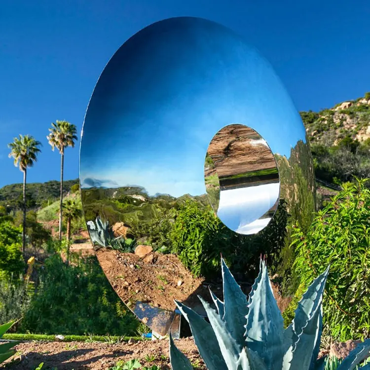 Sky Mirror Stainless Steel Sculpture