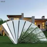 Fan Design Stainless Steel Sculpture