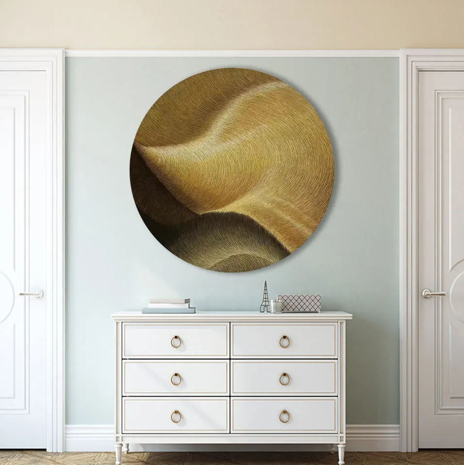 Custom Gold Decorative Wall Sculpture