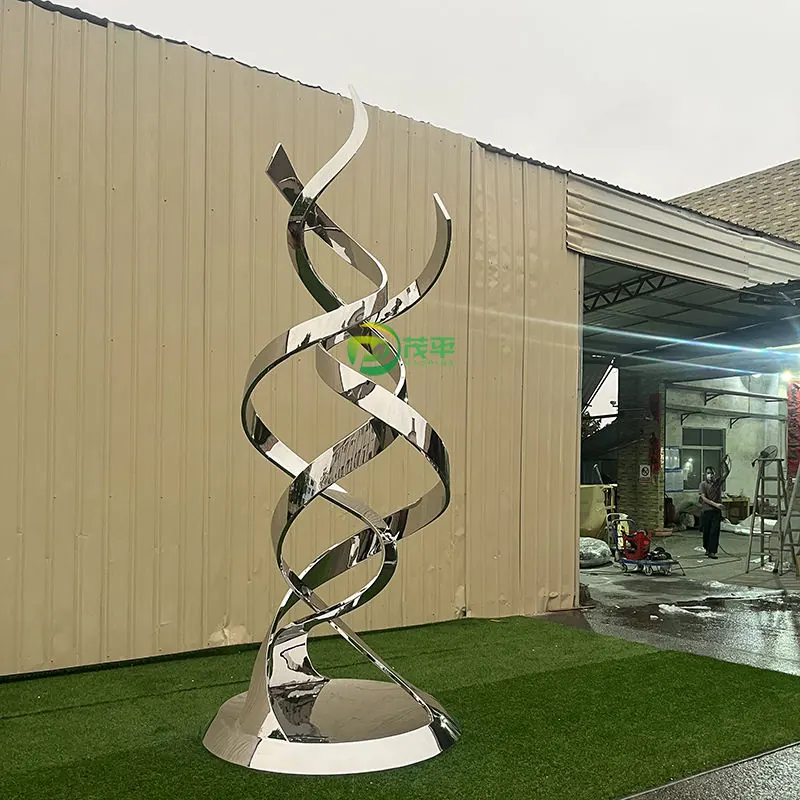 Metal Ribbon Stainless Steel Sculpture