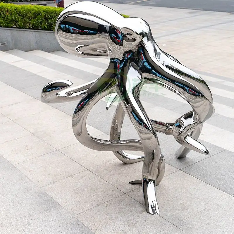 Octopus Stainless Steel Sculpture