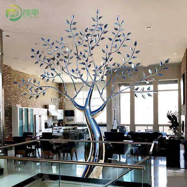 Outdoor Metal Tree Sculpture