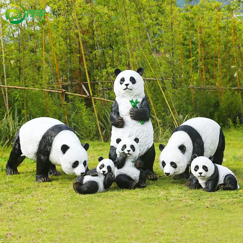 Panda sculpture