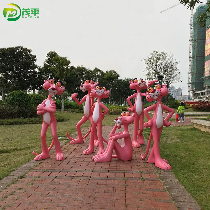 Pink Panther sculpture