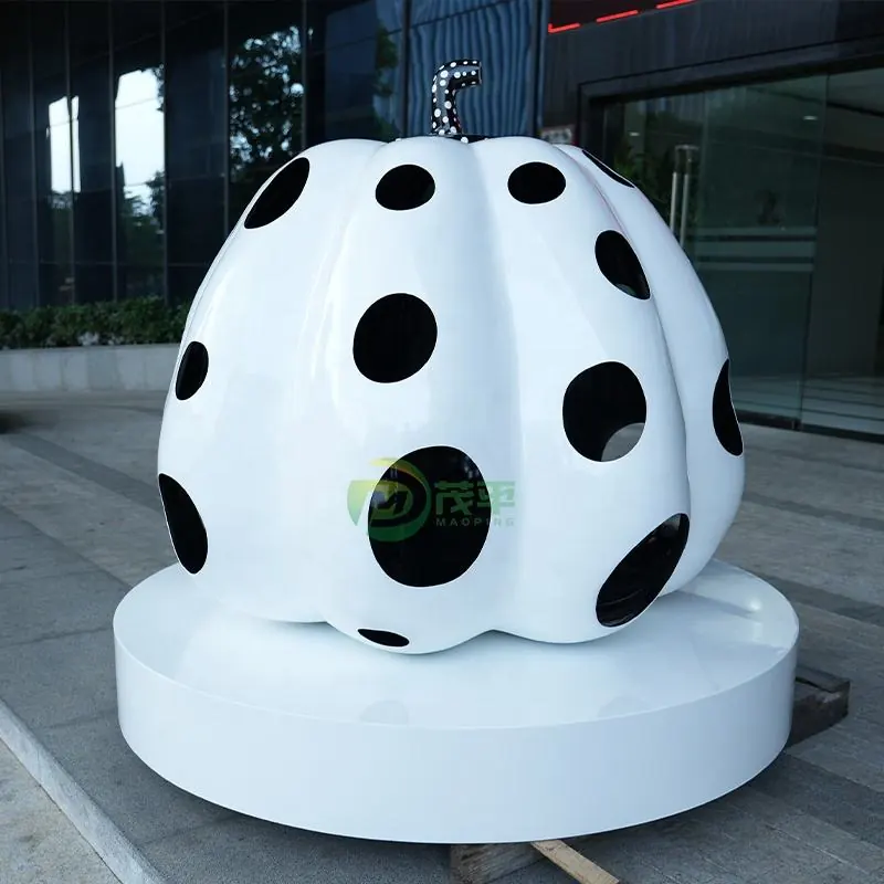 Pumpkin Stainless Steel Sculpture