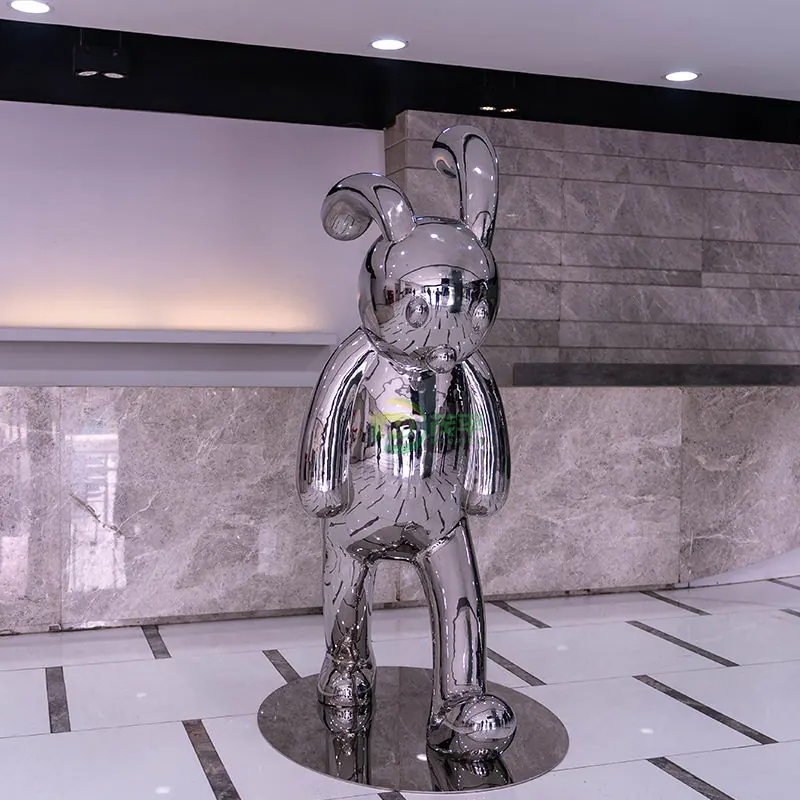 Walking Rabbit Sculpture
