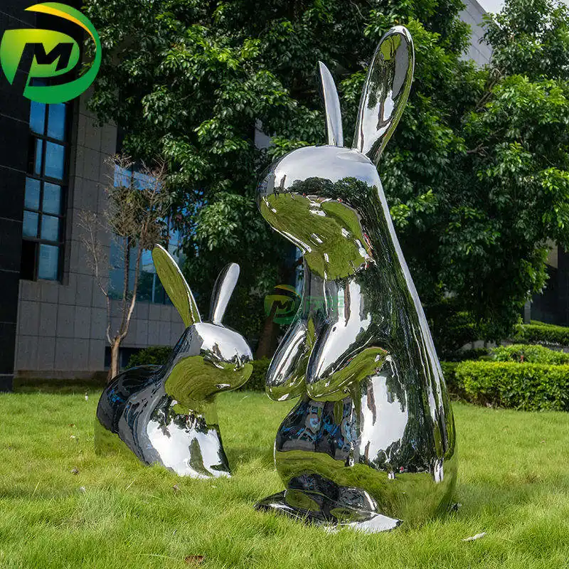 Rabbit Stainless Steel Sculpture
