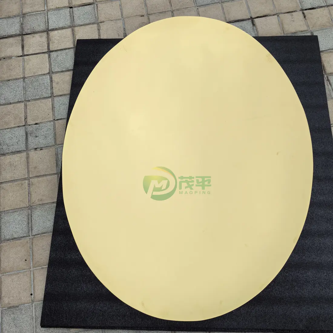Oval Wall Decoration Stainless Steel Sculpture