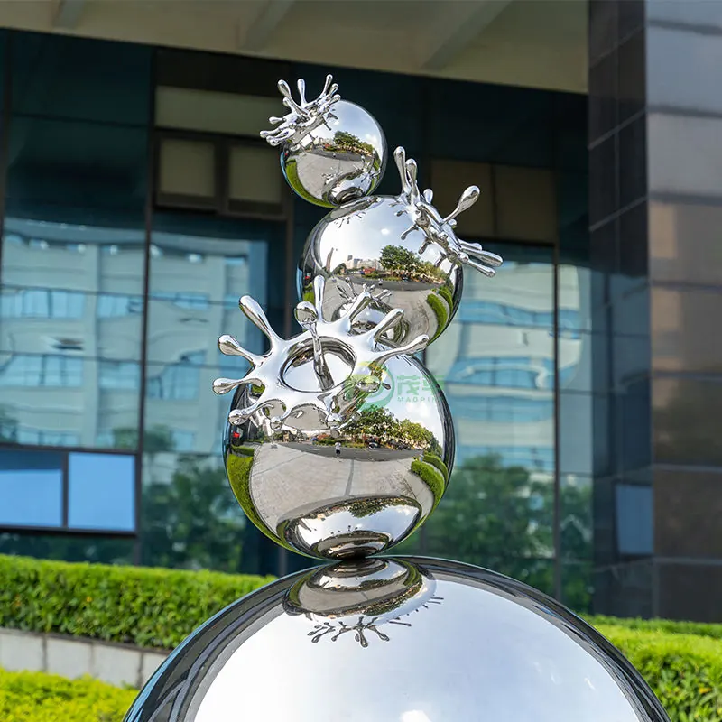 Water Drop Stainless Steel Sculpture