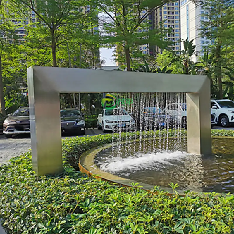 Watergate Fountain Stainless Steel Sculpture