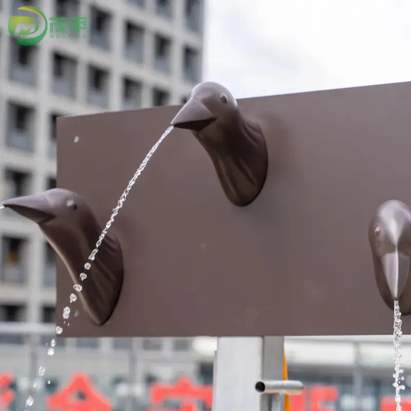 Waterscape Bird Stainless Steel Sculpture