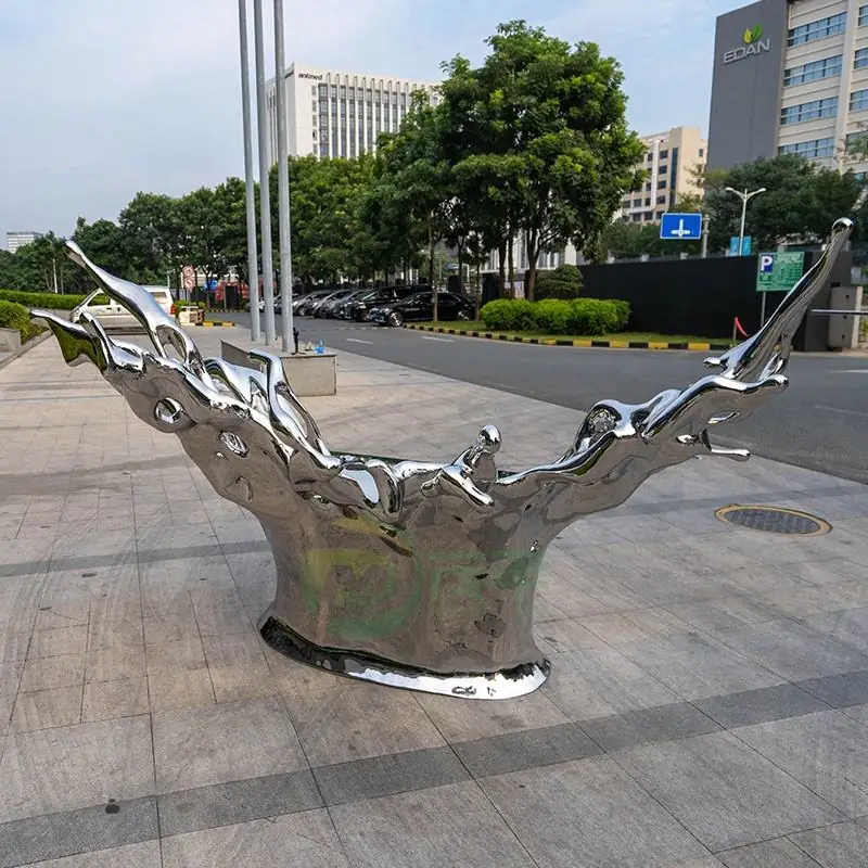 Wave Metal Stainless Steel Sculpture