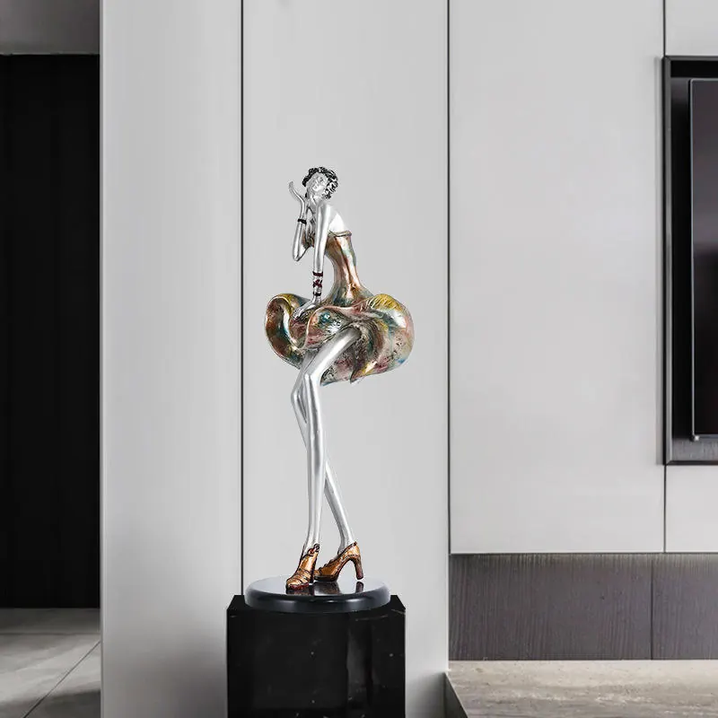 Woman Stainless Steel Sculpture