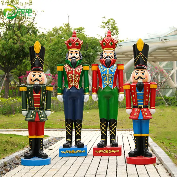 Nutcracker soldier resin sculpture