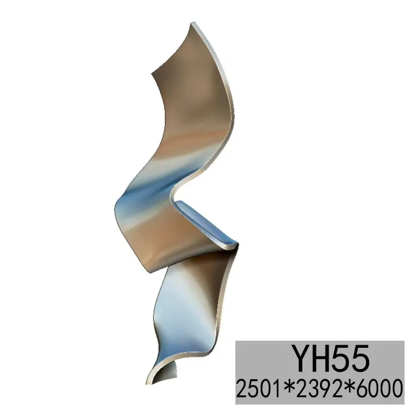 Abstract Stainless Steel Ornaments—YH55