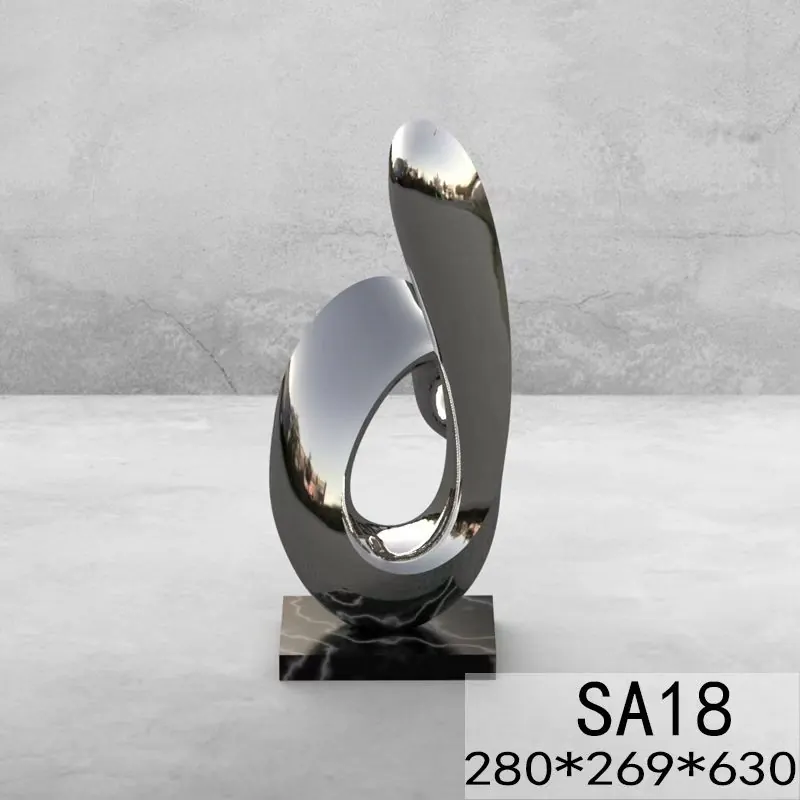 Abstract Stainless Steel Ornaments—SA18