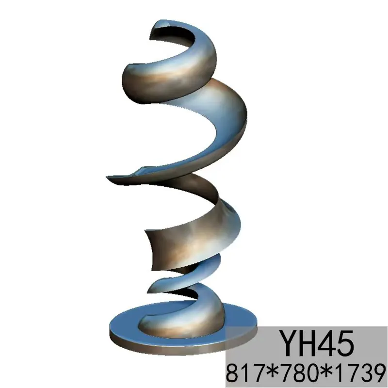 Abstract Stainless Steel Ornaments—YH45