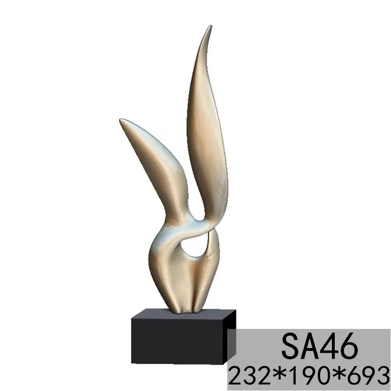 Abstract Stainless Steel Ornaments—SA46