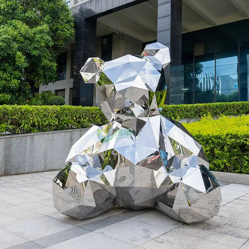 Bear Stainless Steel Sculpture