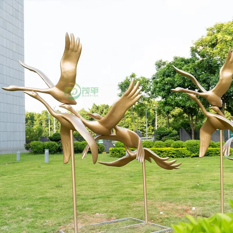 Bird Stainless Steel Sculpture