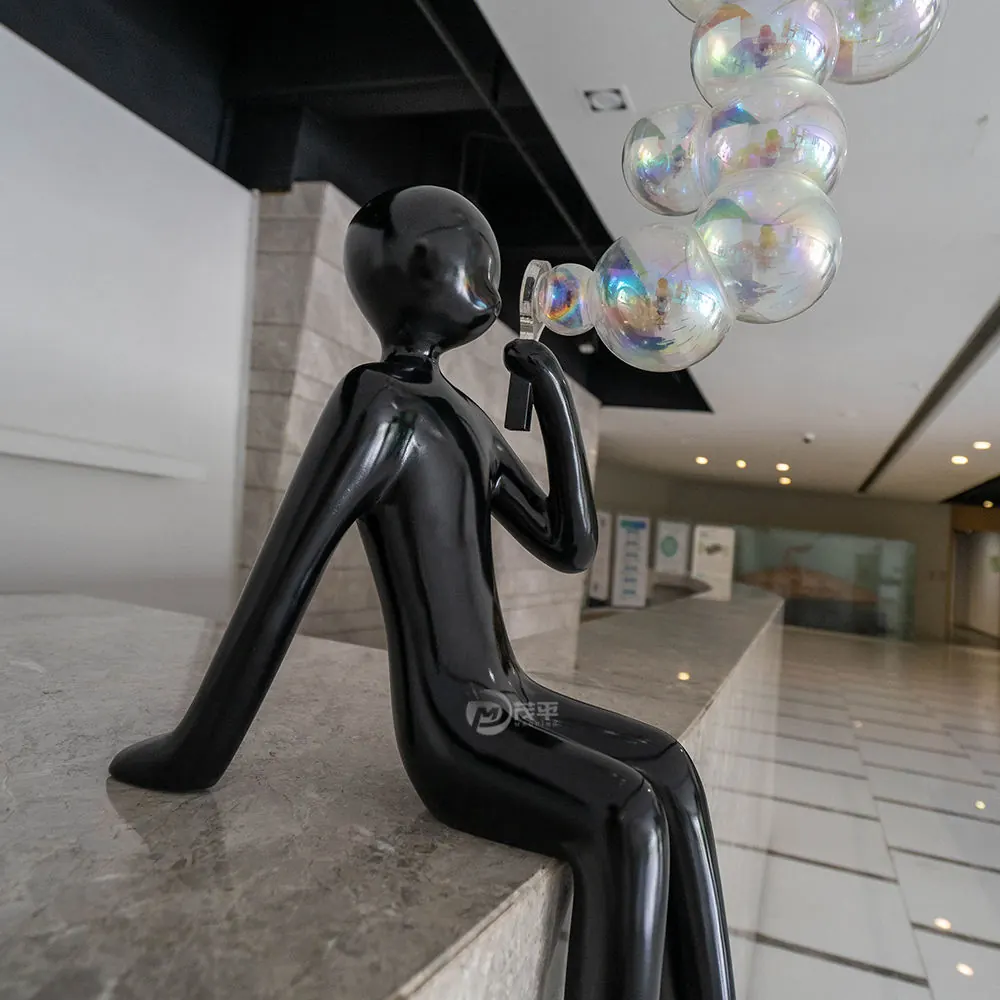 Bubble Man Sculpture