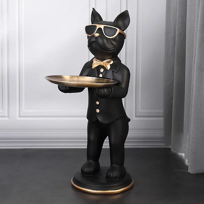 Cartoon Sunglasses Dog Fiberglass Sculpture