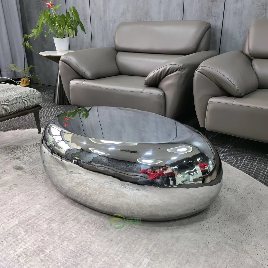Coffee Table Stainless Steel Sculpture