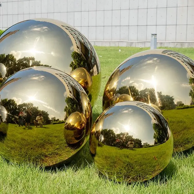 Electroplated Hollow Gold Stainless Steel Ball