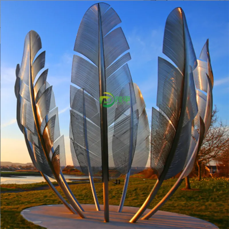 Feather Stainless Steel Sculpture