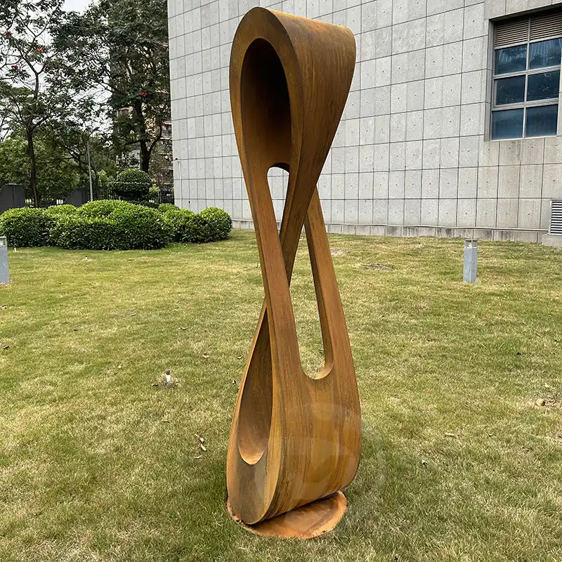 Garden Lawn Edging Corten Steel Sculpture