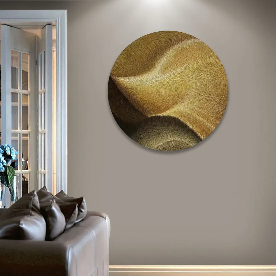 Custom Gold Decorative Wall Sculpture