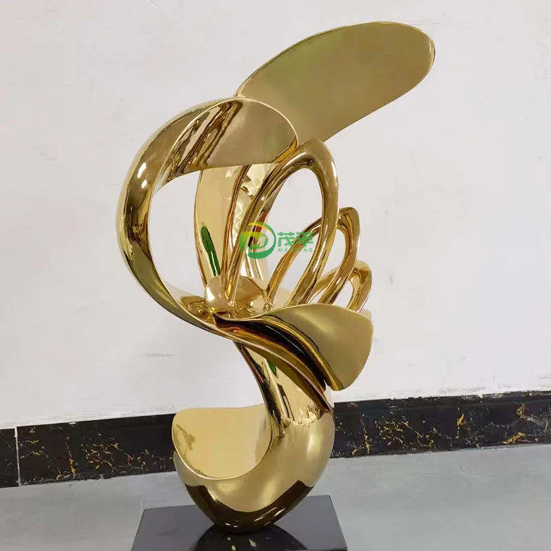 Gold Tabletop Sculpture