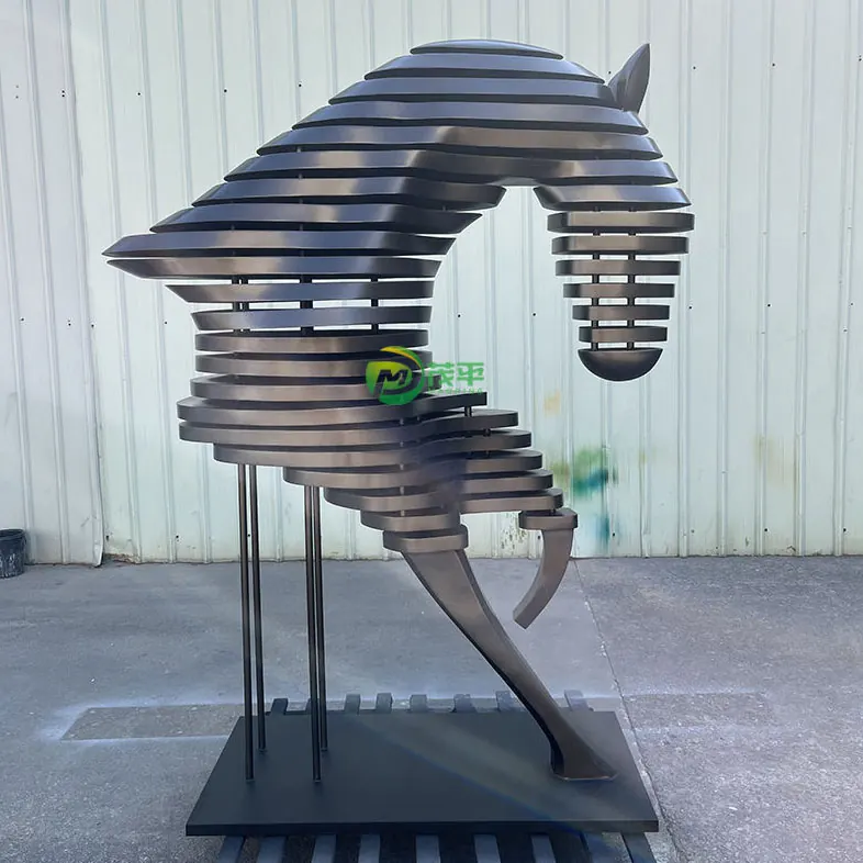 Horse Stainless Steel Sculpture