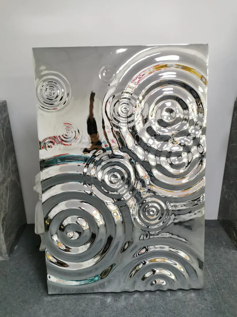 Custom Corrugated Wall Sculpture