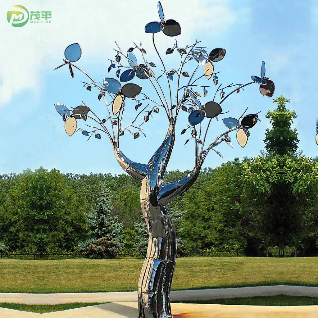 Metal Outdoor Tree Stainless Steel Sculpture