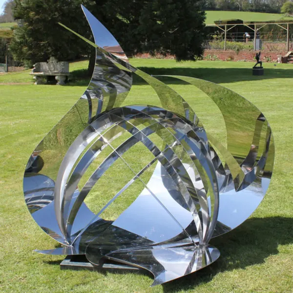 Mirror Polished Garden Sculpture