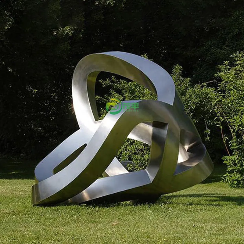Modern Abstract Stainless Steel Sculpture
