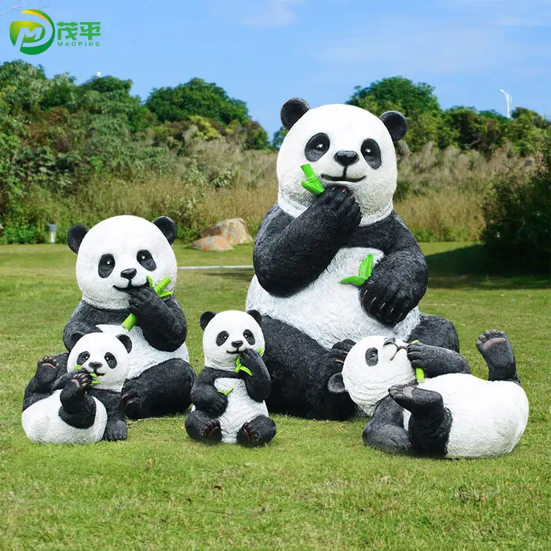 Panda sculpture