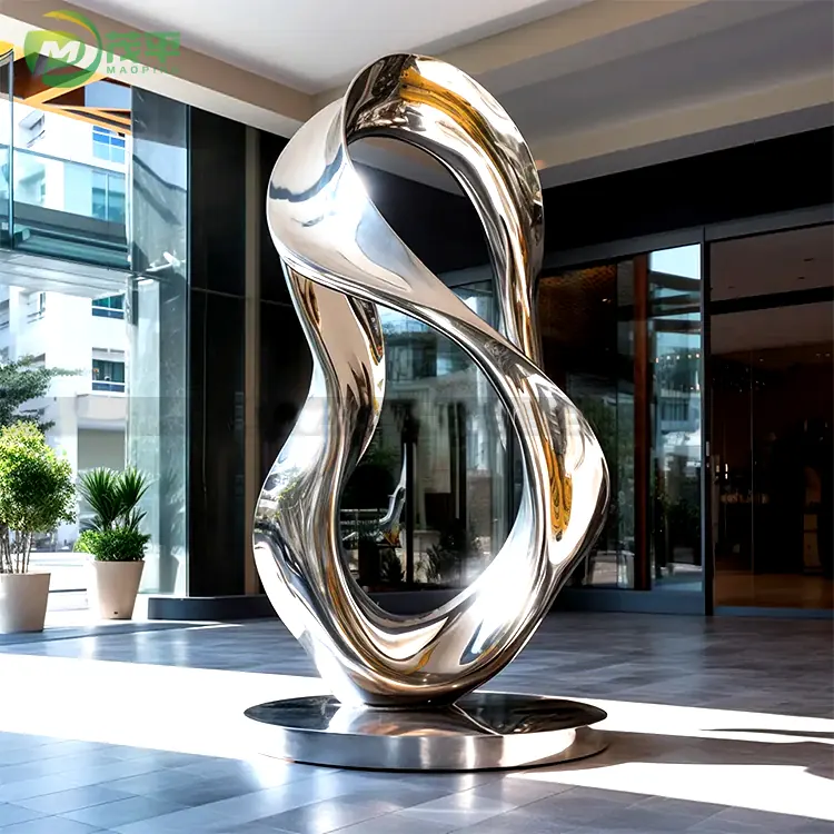 Public Art Modern Stainless Steel Sculpture