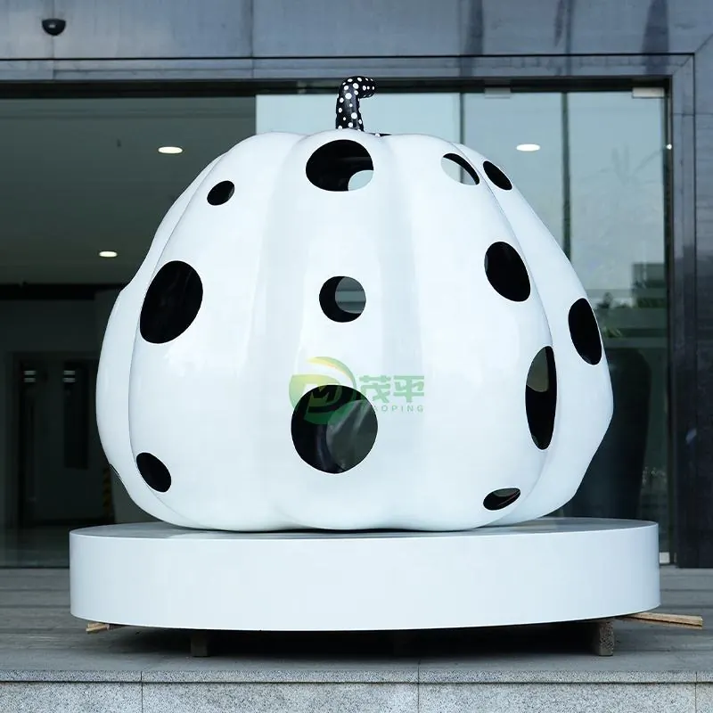 Pumpkin Stainless Steel Sculpture