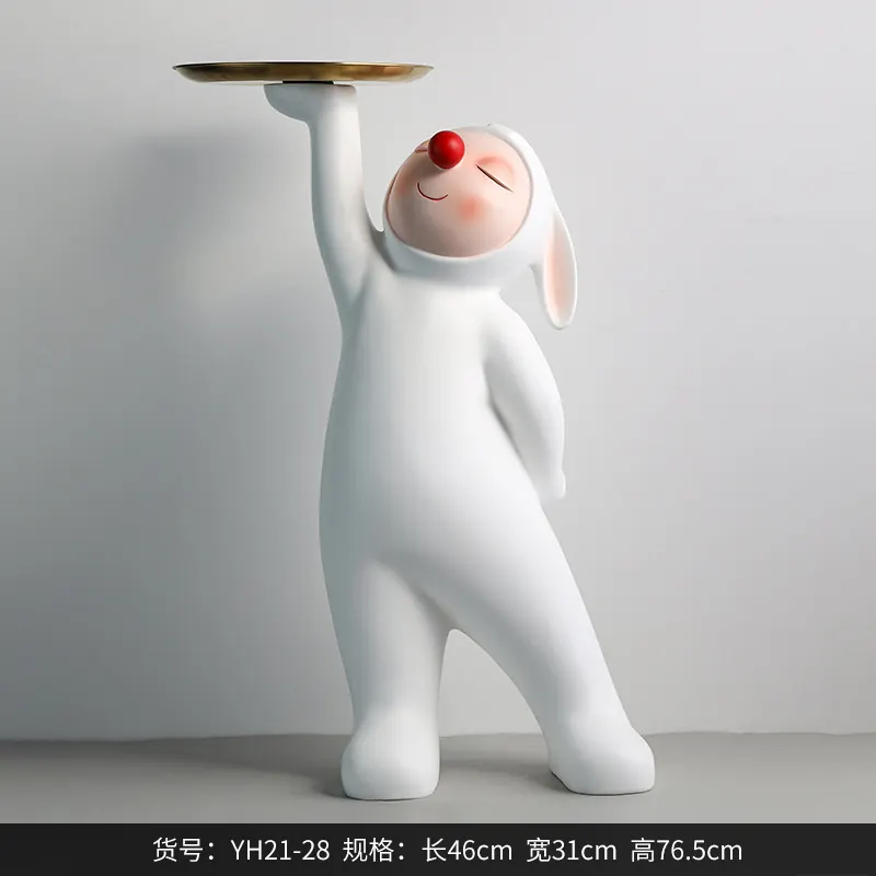 Rabbit Doll Fiberglass Sculpture