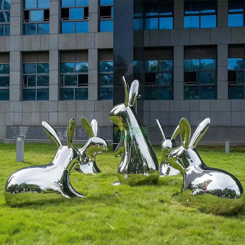 Rabbit Stainless Steel Sculpture
