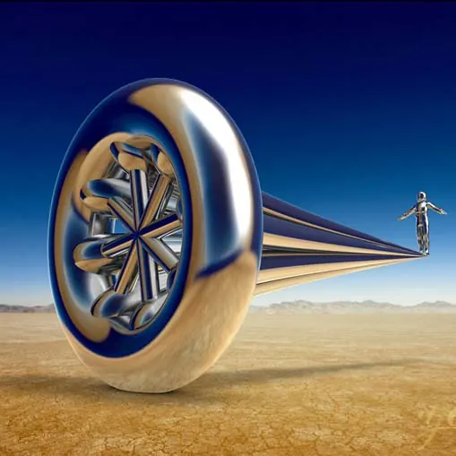Circular Art Stainless Steel Sculpture