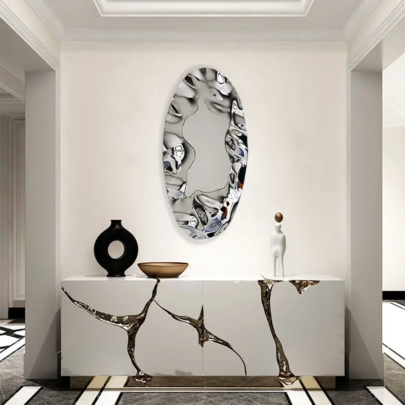 Modern Mirror Wall Sculpture
