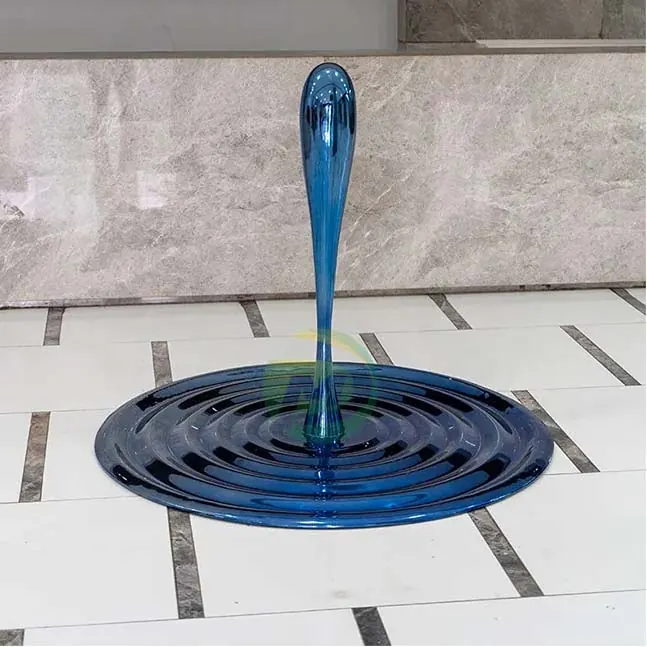 Water Drop Pattern Stainless Steel Sculpture