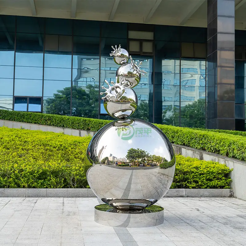 Water Drop Stainless Steel Sculpture