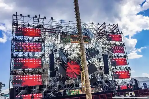 210sqm Outdoor Rental LED Screen for Medusa Festival Mexico