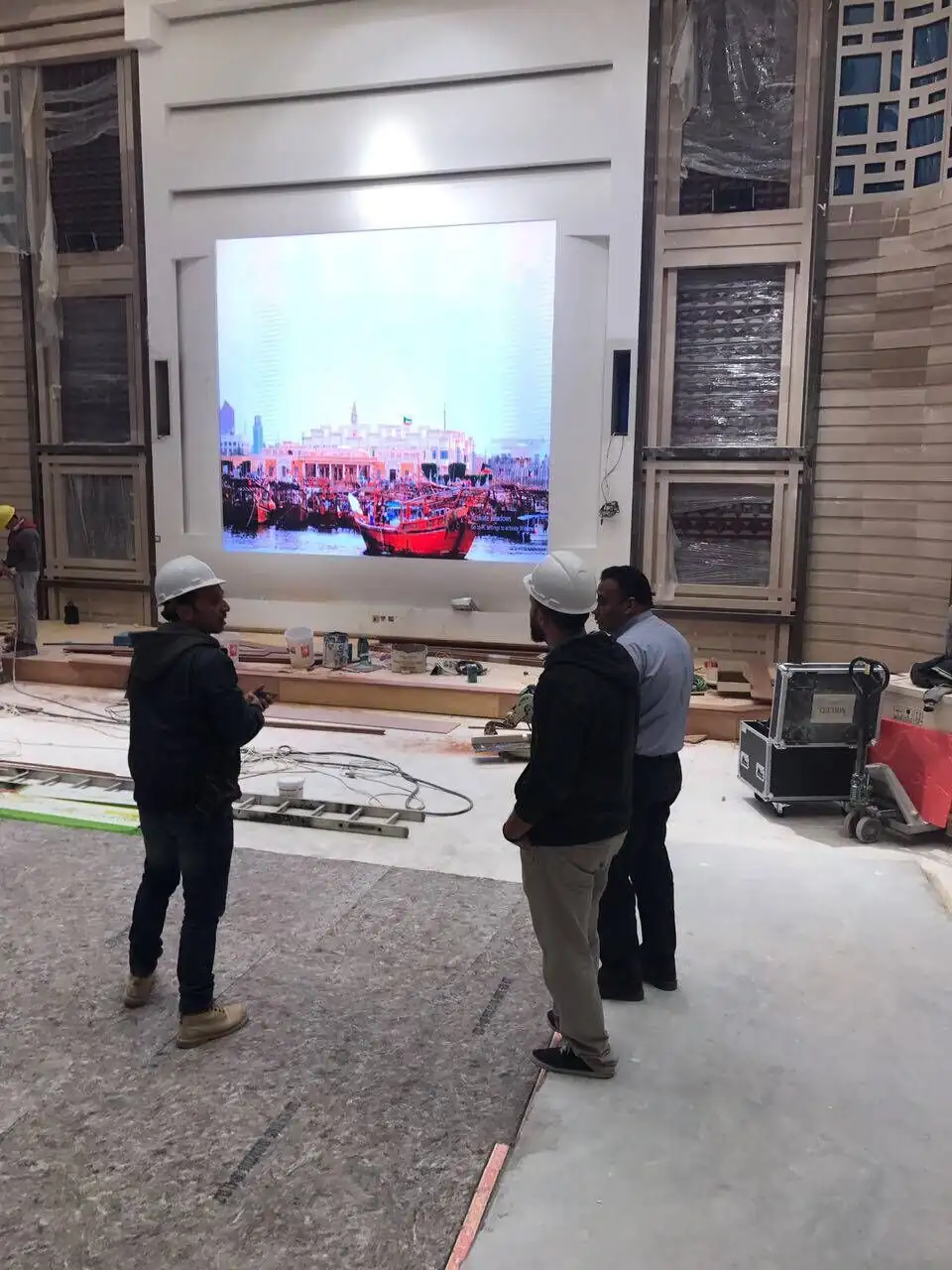33sqm Indoor Fixed LED Screen in Kuwait City Kuwait
