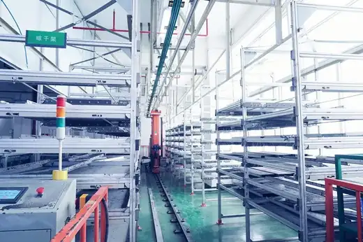 Auto drying system conditioning modules before assembly