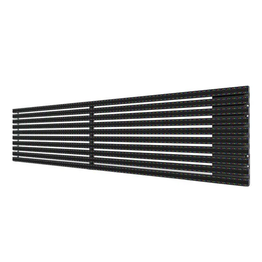 Side profile of the slim and lightweight cabinet with minimal frame visibility